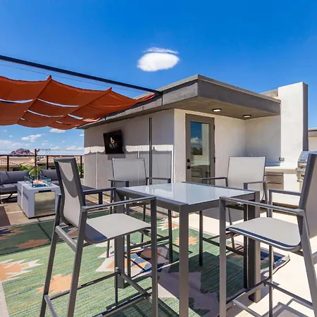 Papago Lux Townhouse With Rooftop Lounge